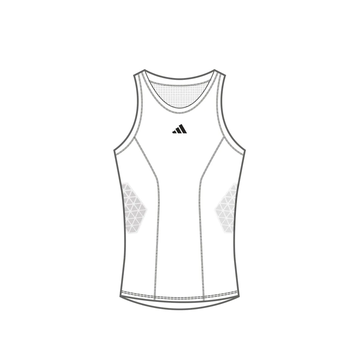 adidas Men's Padded Basketball Tank Top