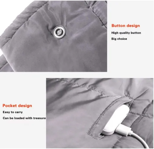 Adjustable Thermal Vest Blanket