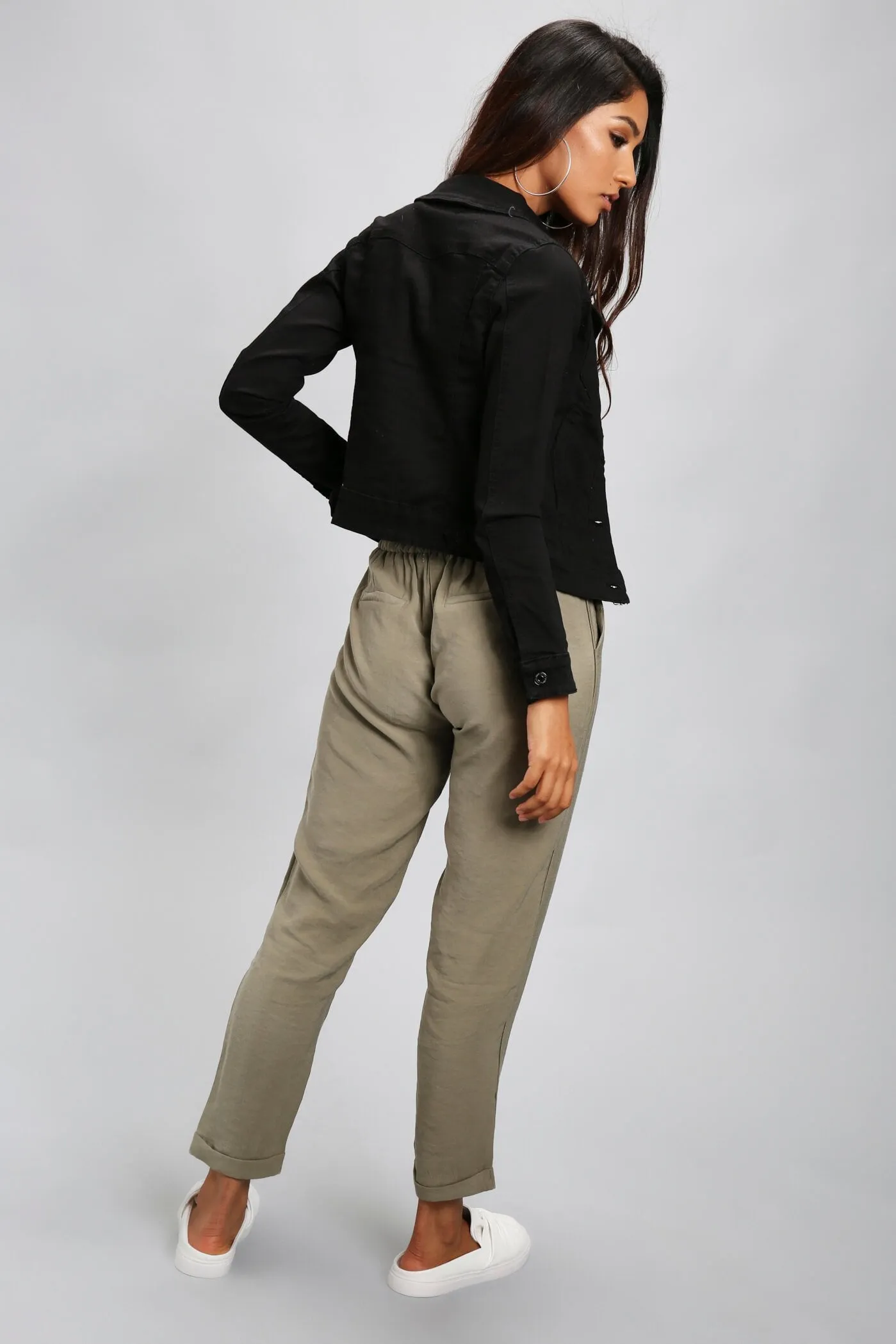 Black Short Denim Jacket