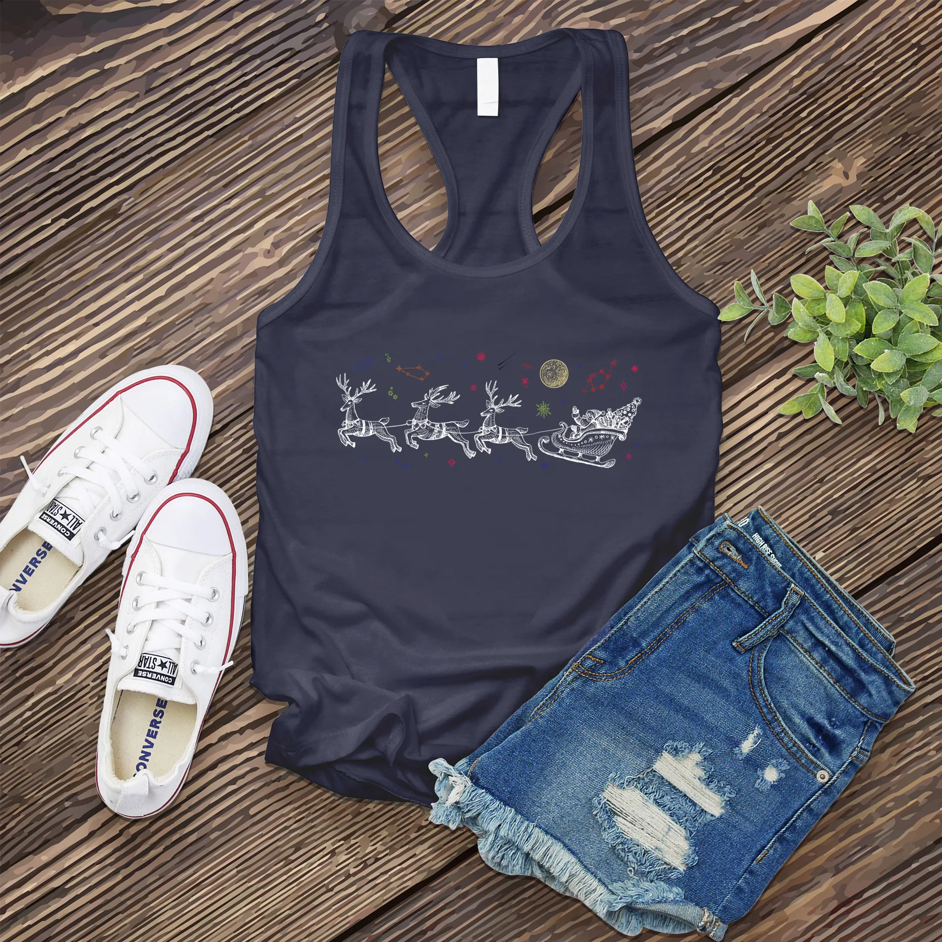 Cosmic Sleigh Women's Tank Top