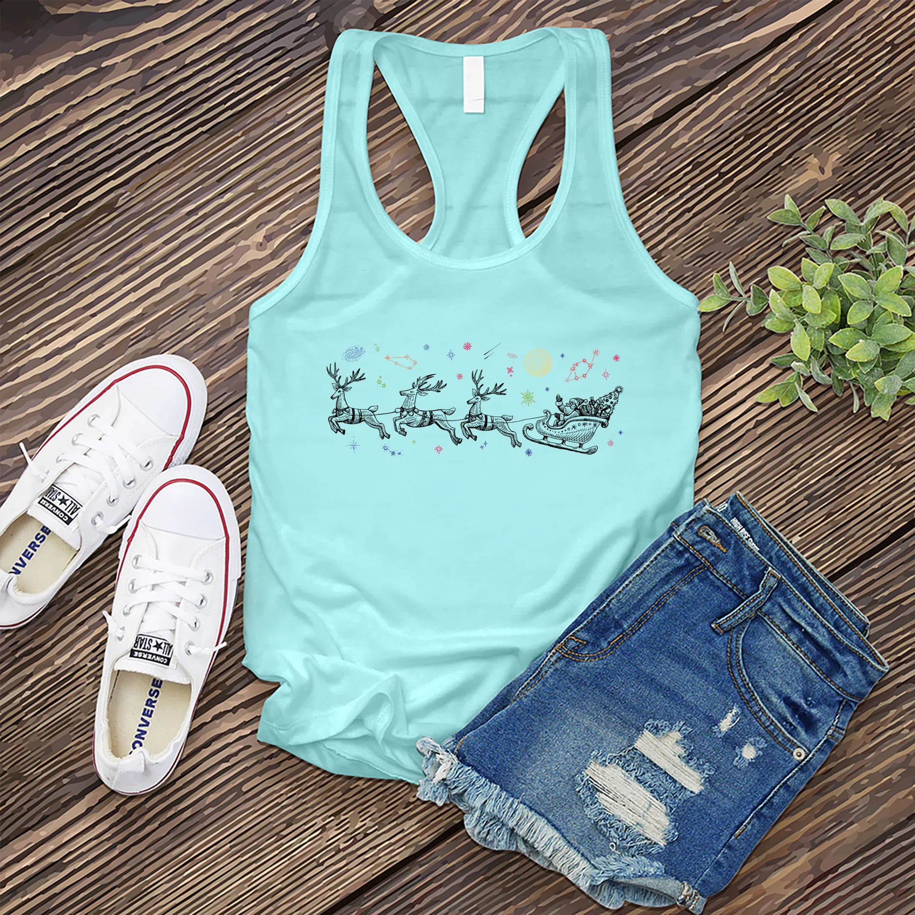 Cosmic Sleigh Women's Tank Top