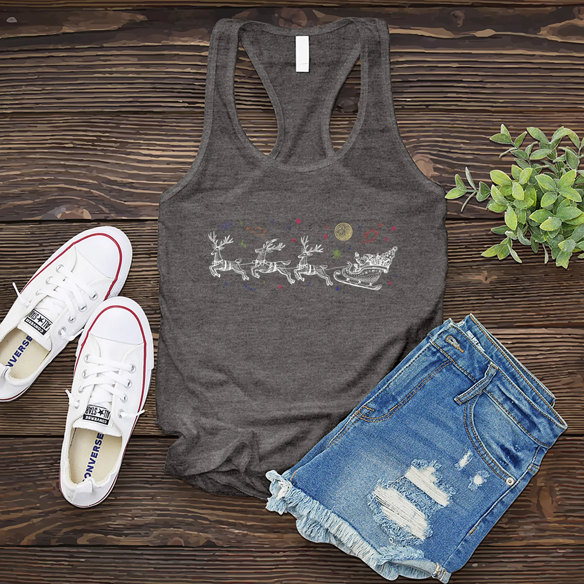 Cosmic Sleigh Women's Tank Top