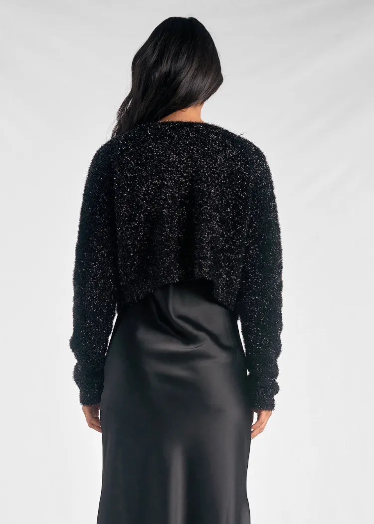 Elan Zoe Layered Slip Dress - Black-***FINAL SALE***