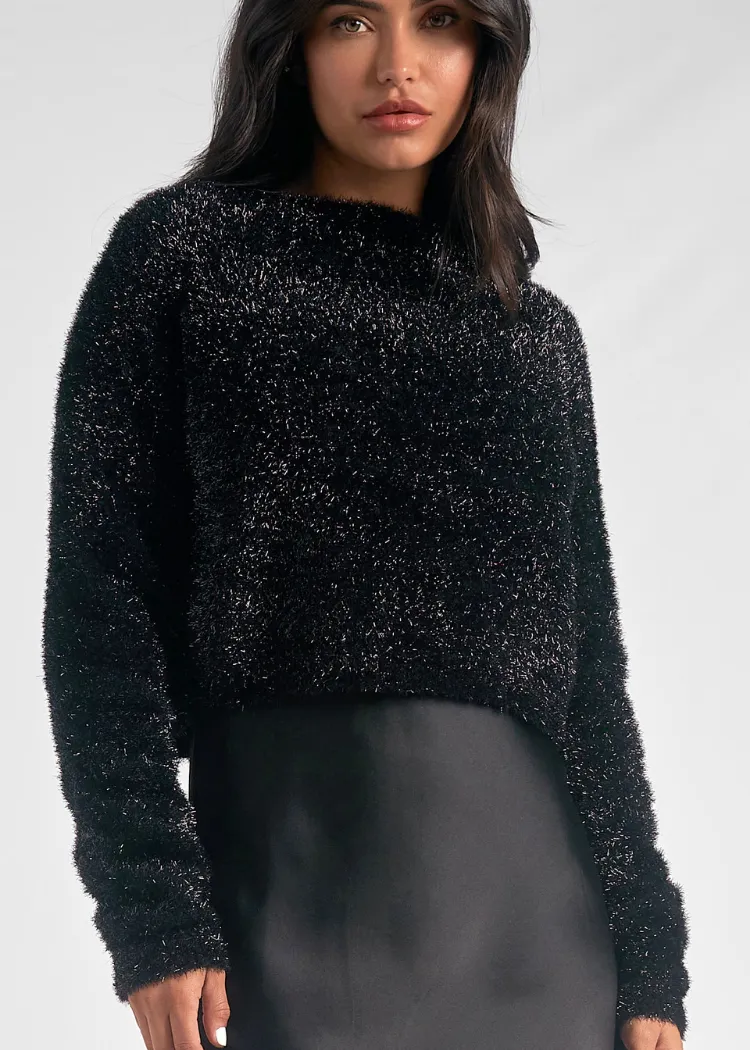 Elan Zoe Layered Slip Dress - Black-***FINAL SALE***