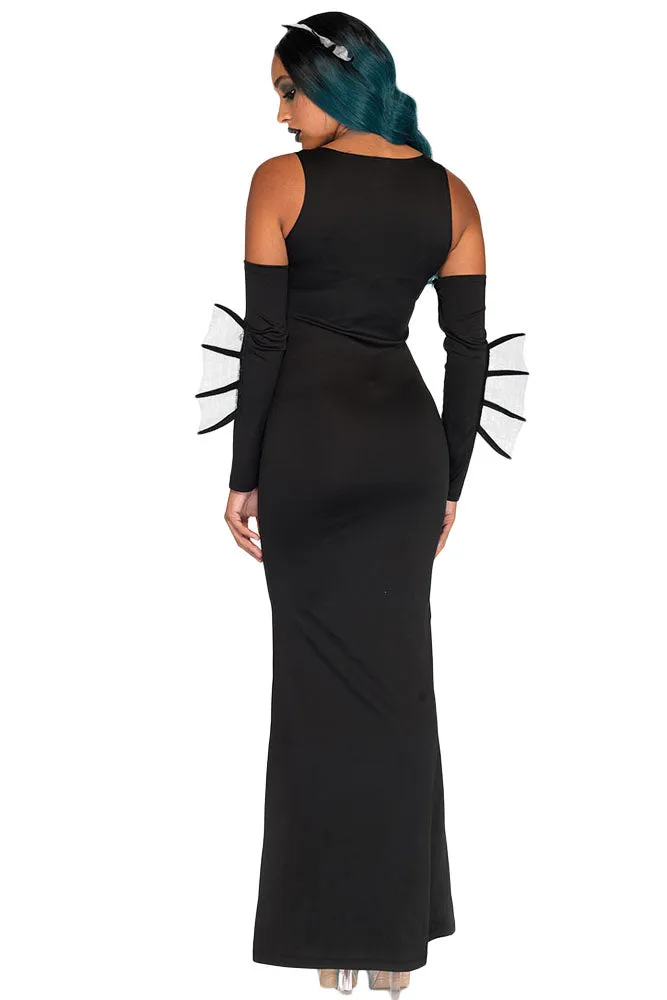 FANCY DRESS Skeleton Siren Costume