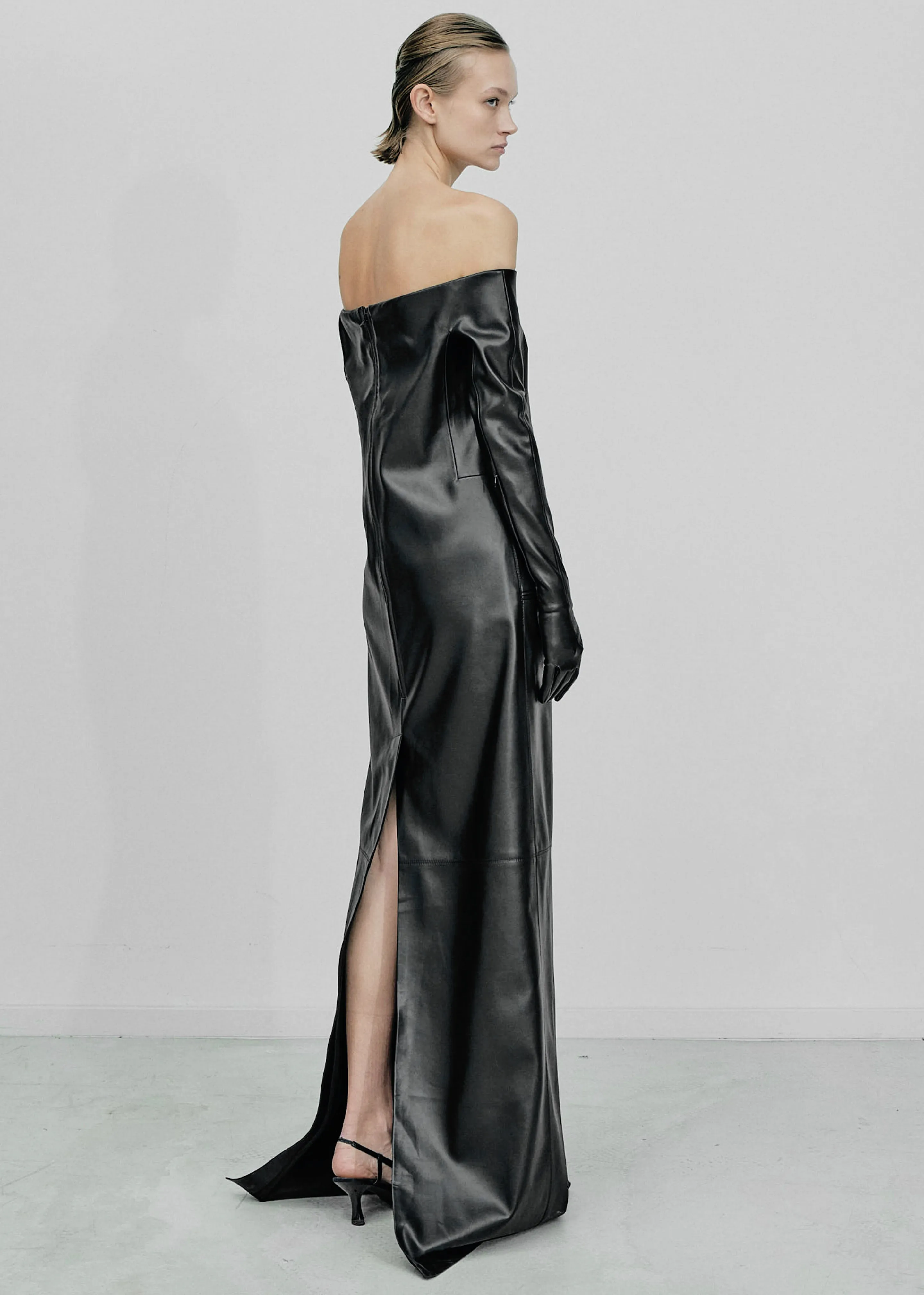 Gudu Gloved Bustier Dress #01 - Black
