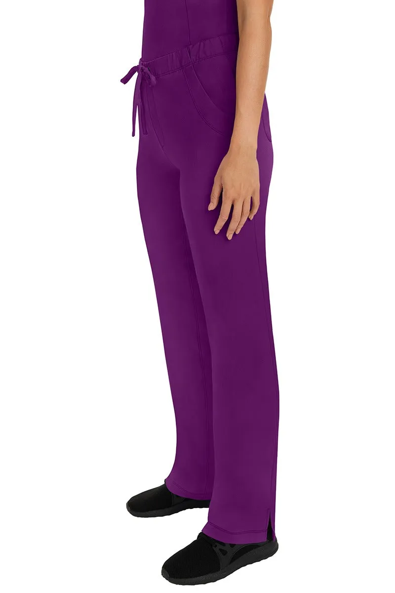 HH Works Women's Scrub Set Monica Top & Rebecca Pant | Eggplant