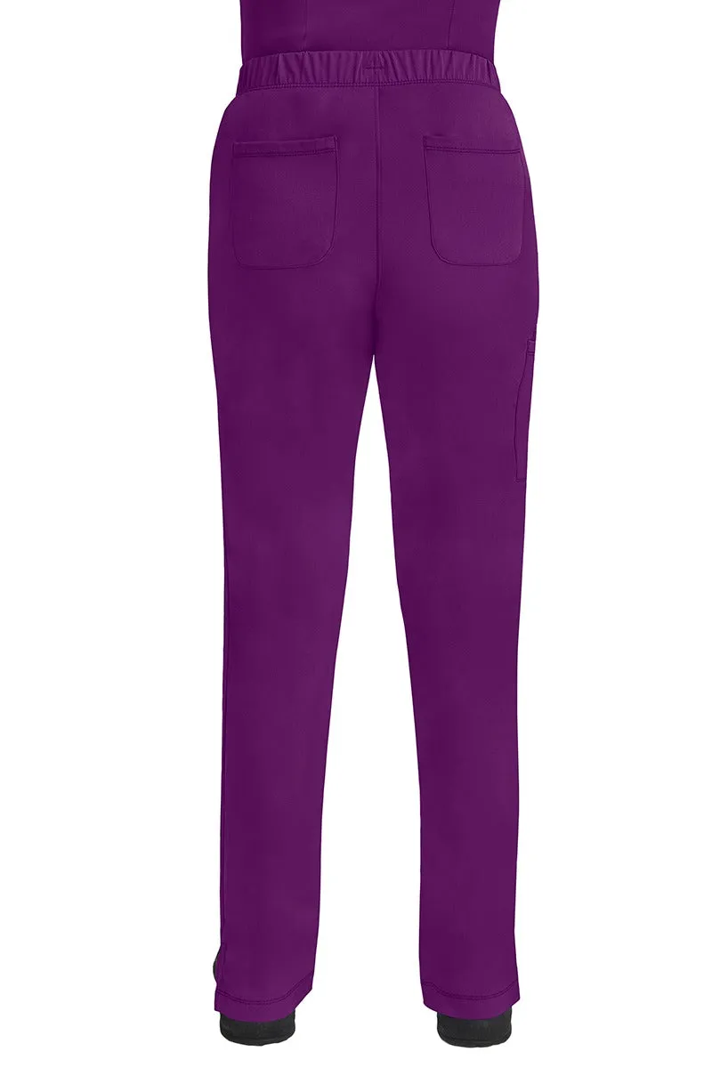 HH Works Women's Scrub Set Monica Top & Rebecca Pant | Eggplant