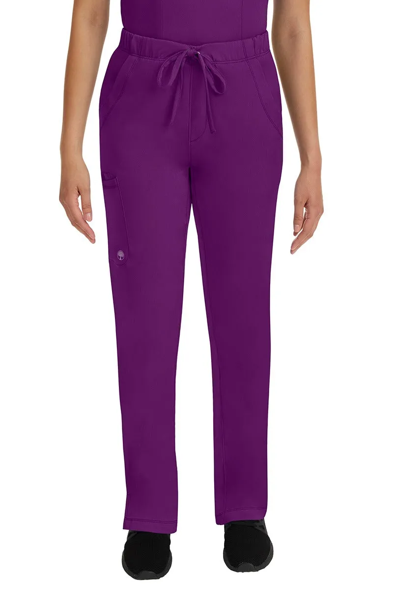 HH Works Women's Scrub Set Monica Top & Rebecca Pant | Eggplant