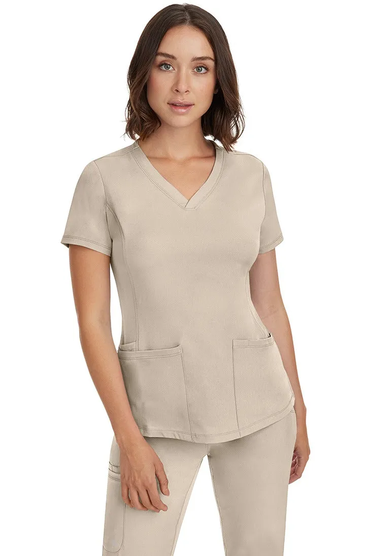 HH Works Women's Scrub Set Monica Top & Tall Rebecca Pant | Khaki