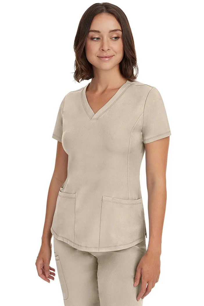 HH Works Women's Scrub Set Monica Top & Tall Rebecca Pant | Khaki