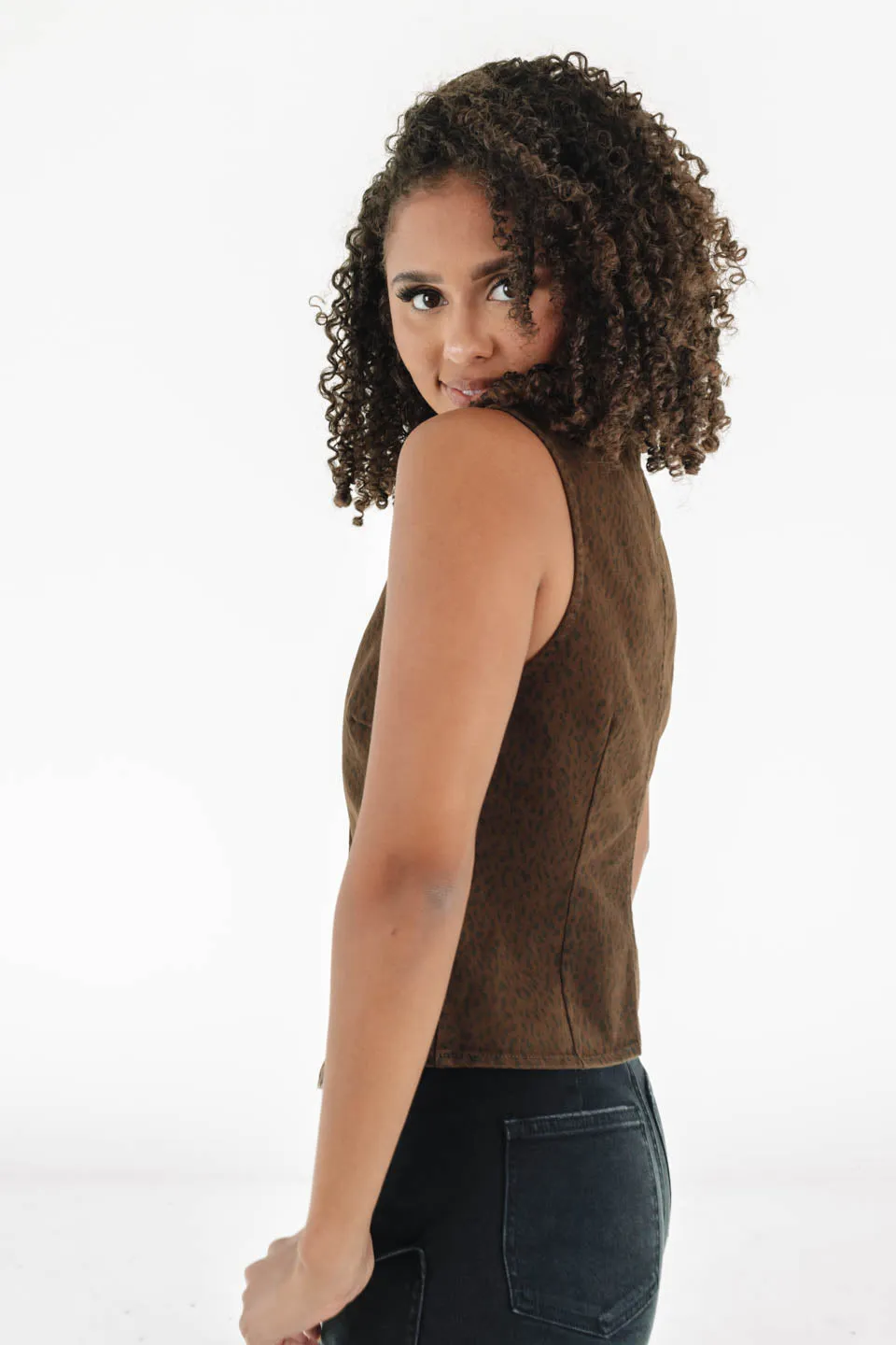 In My Wild Era Top - Brown