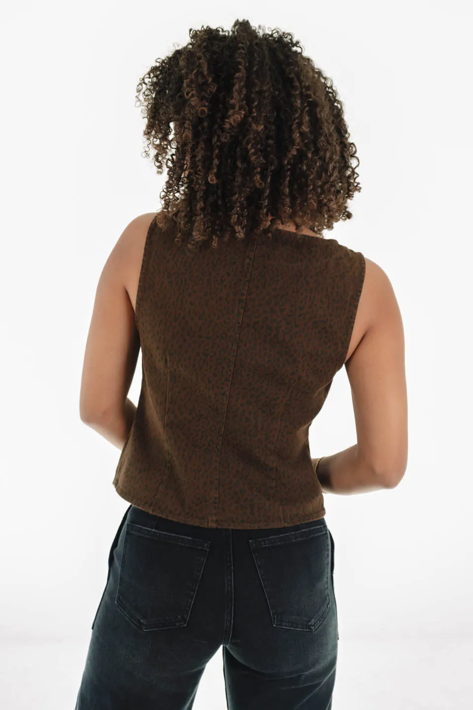 In My Wild Era Top - Brown