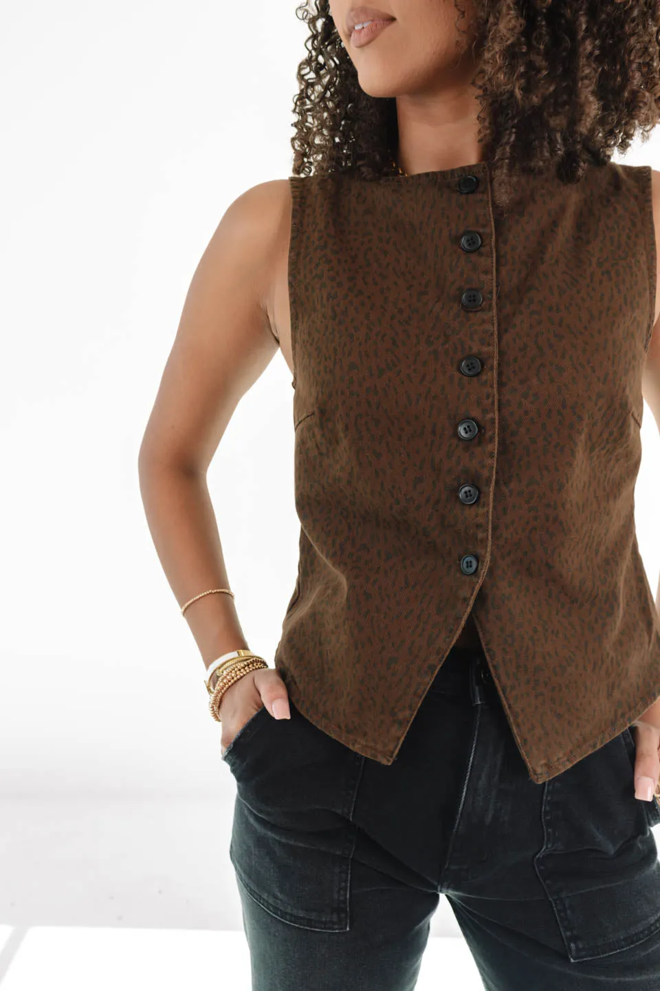 In My Wild Era Top - Brown