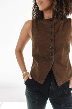 In My Wild Era Top - Brown