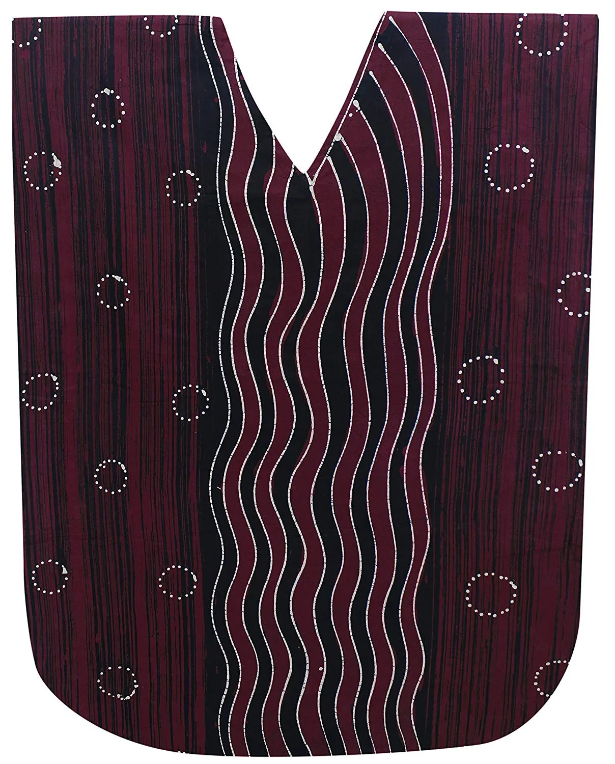 LA LEELA Cotton Batik 1 Women's Kaftan Nightgown Beachwear Cover up Style Dress