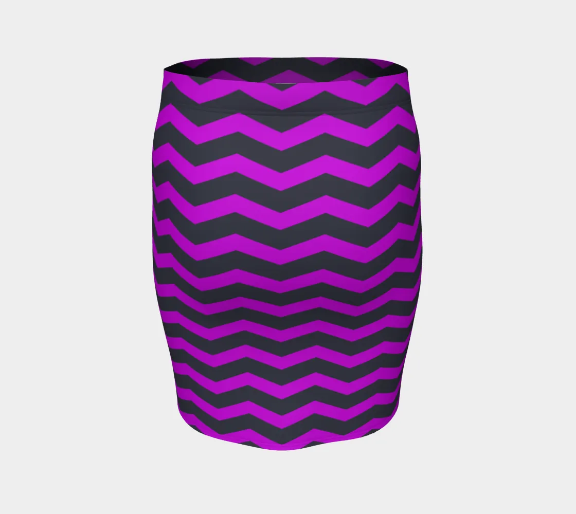 Lavender Fitted Skirt