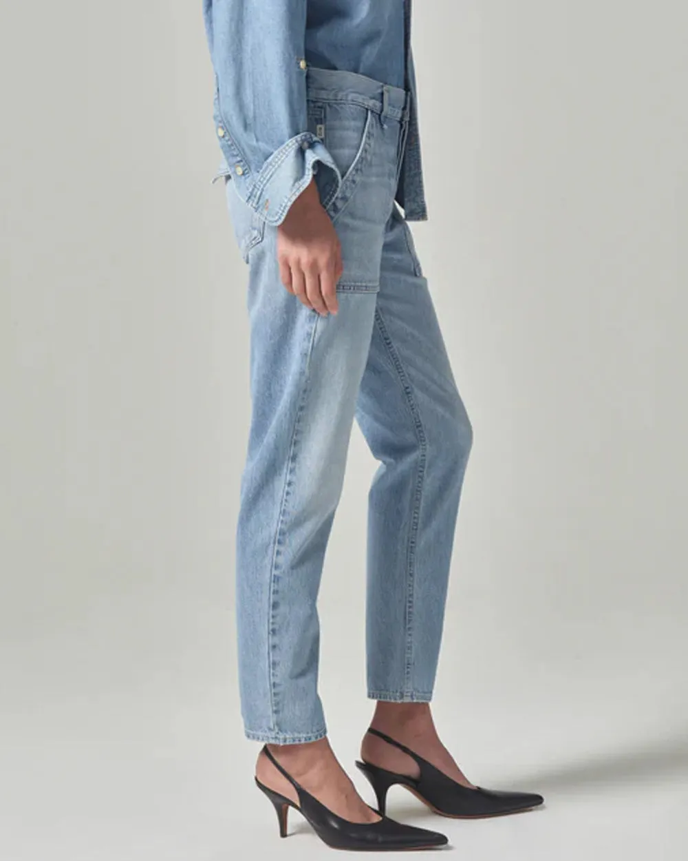 Leah Cargo Jean in Pinpoint