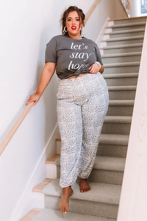 Let's Stay Home Shift Tee  Curves