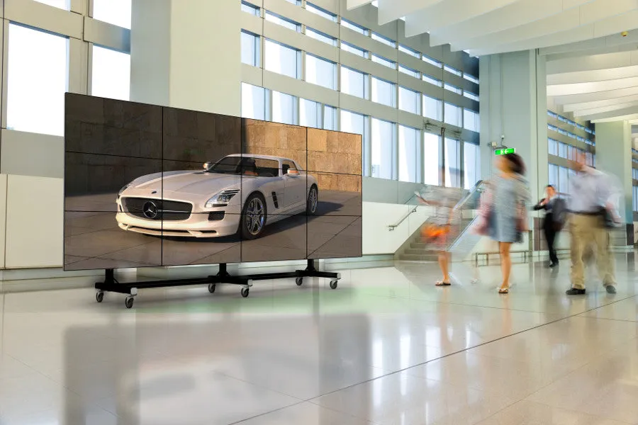 <html>SmartMount<sup>®</sup> Portable Video Wall Cart 4x3 Configuration for 46" to 55" Displays</html>