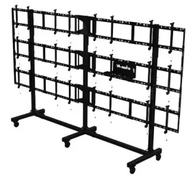 <html>SmartMount<sup>®</sup> Portable Video Wall Cart 4x3 Configuration for 46" to 55" Displays</html>