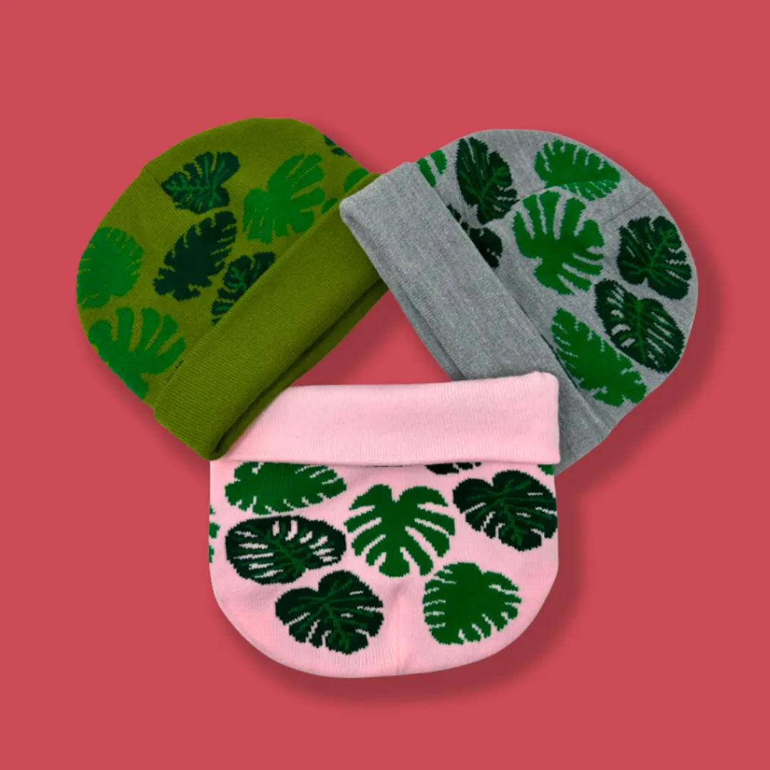 Monstera Houseplant Beanie