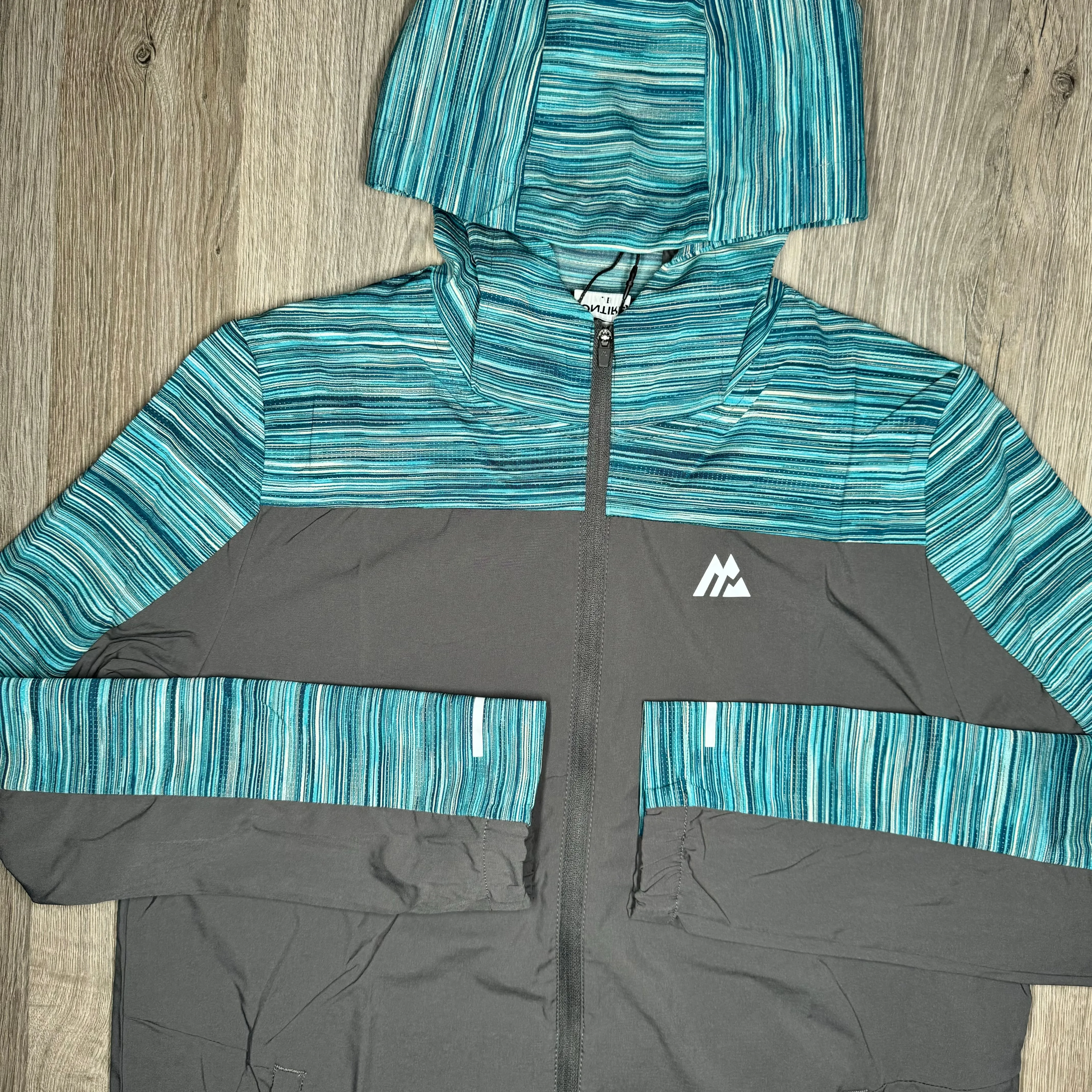 Montirex Trail Set - Jacket & Bottoms - Grey / Teal (Junior)