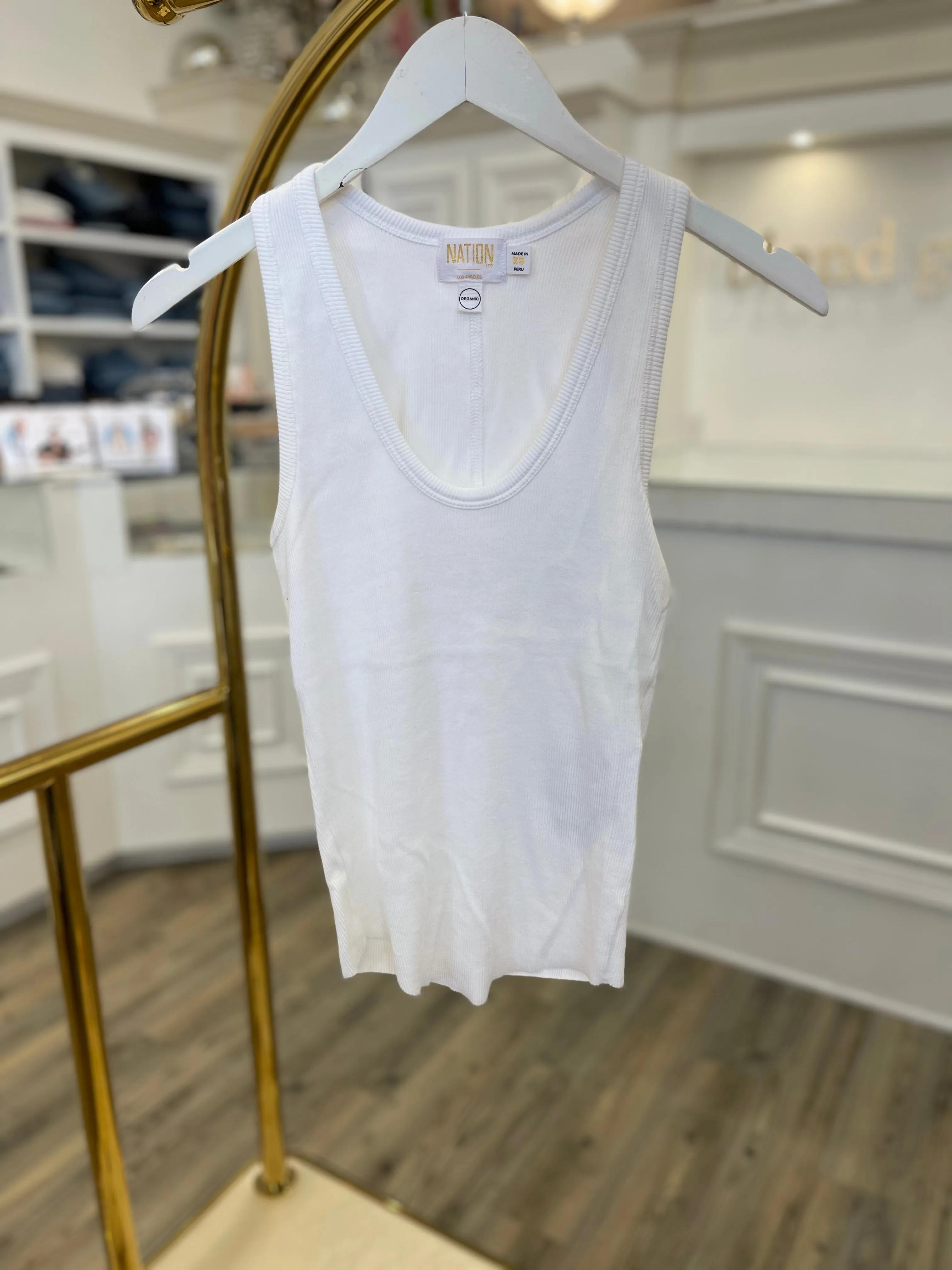 Nation LTD - Stella Tank in White