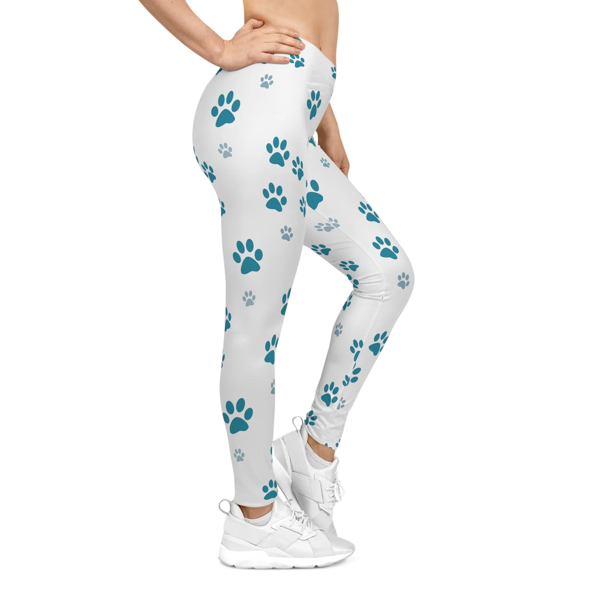 Paws - Women's Casual Leggings (AOP)