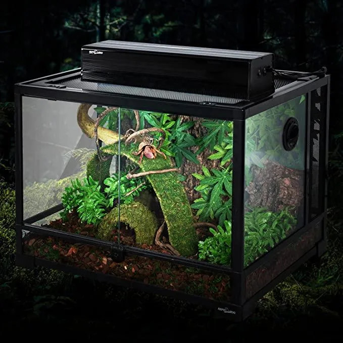 REPTIZOO 13W Reptile LED & UVB Terrarium Hood Lighting Fixture Combo Pack Kits