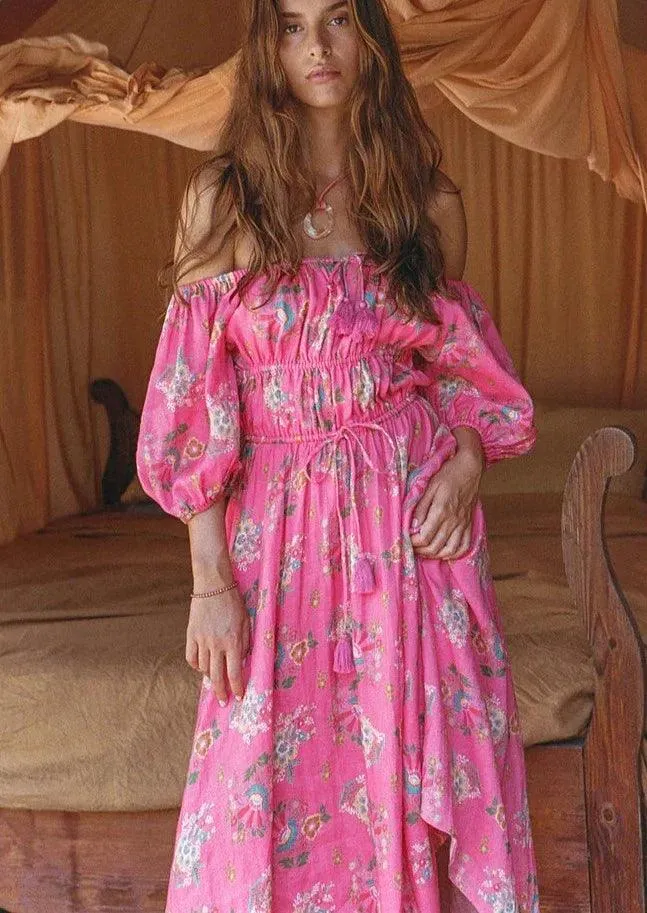 Solstice Linen Soiree Dress