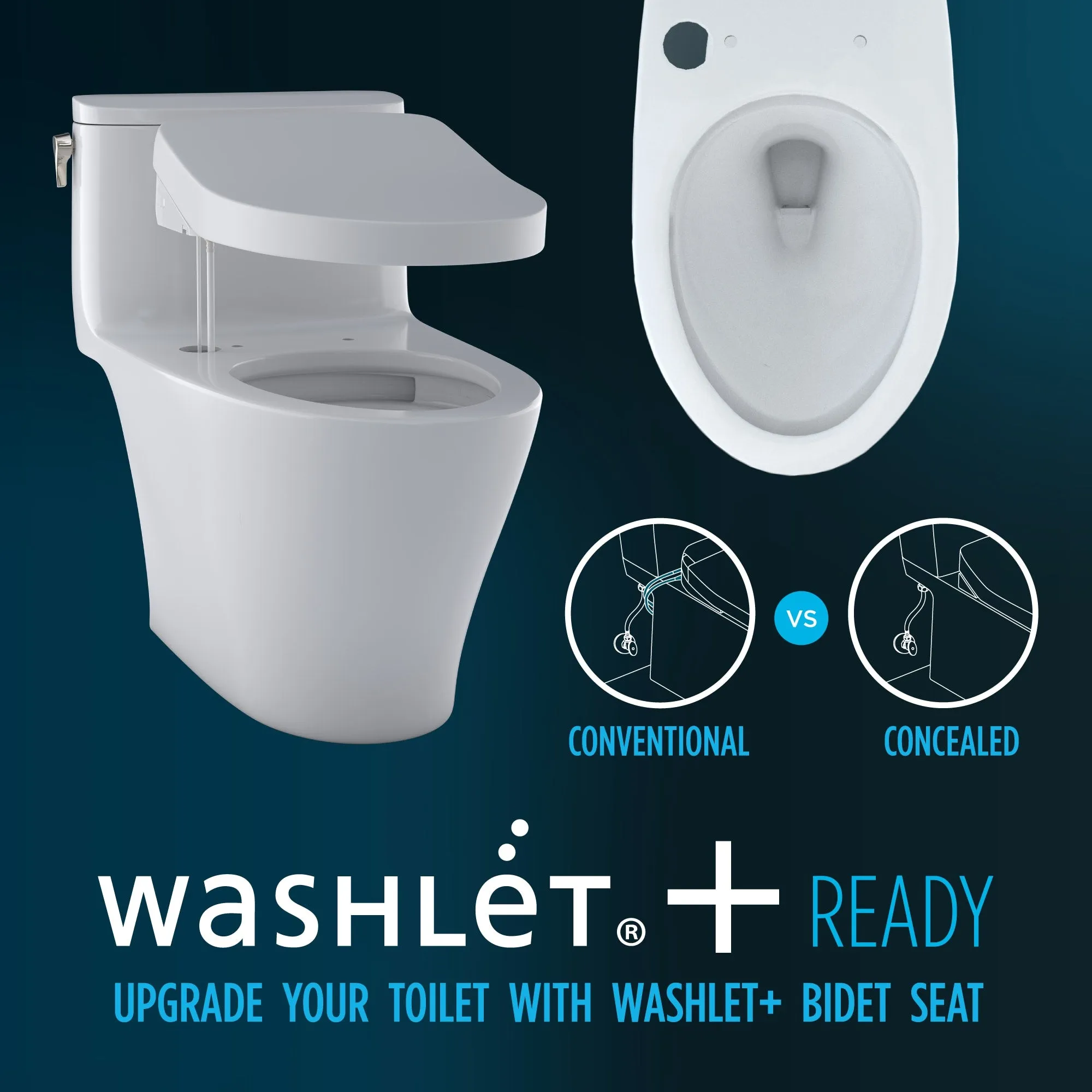 TOTO MS446124CEMFGN#12 Aquia IV Two-Piece Dual Flush Toilet, WASHLET  Ready, Sedona Beige