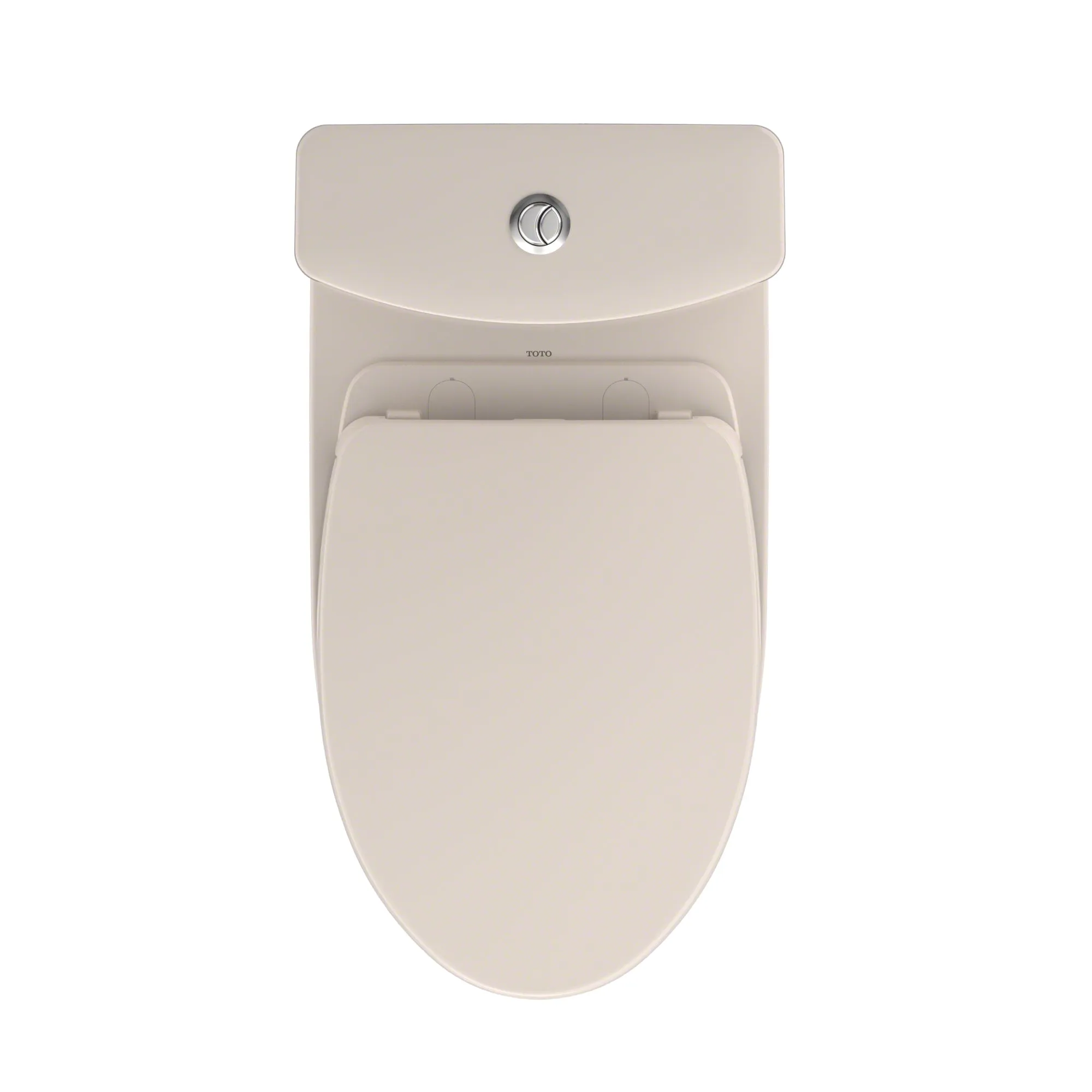TOTO MS446124CEMFGN#12 Aquia IV Two-Piece Dual Flush Toilet, WASHLET  Ready, Sedona Beige
