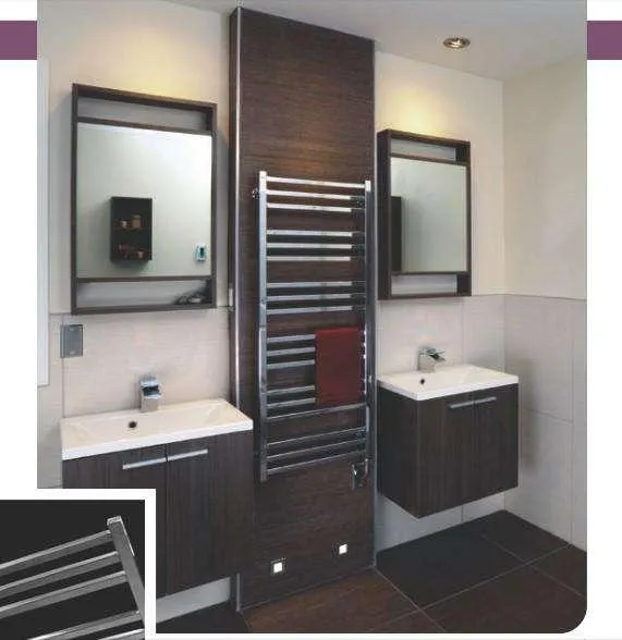 Tuzio Avento Hardwired or Plug in Towel Warmer - 19.5"w x 47.5"h