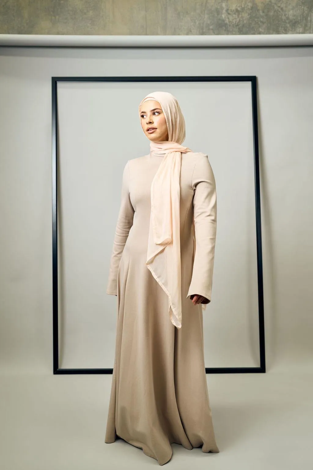 Unedited Hijab Coral