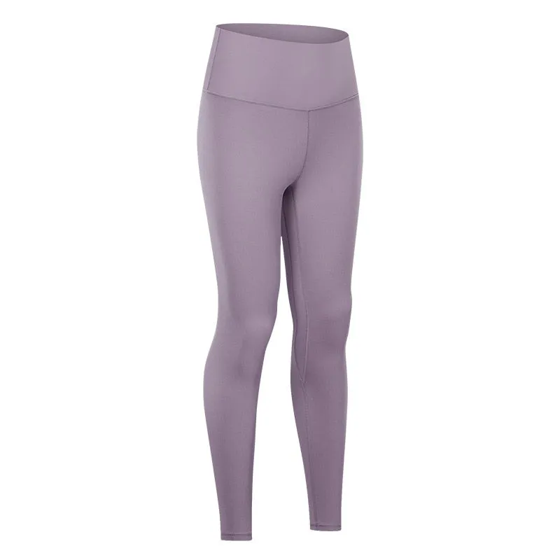 Yoga Pants With Pocket Women Buttery Soft Bare White Workout Gym High Waist Fitness Tights Sport Leggings