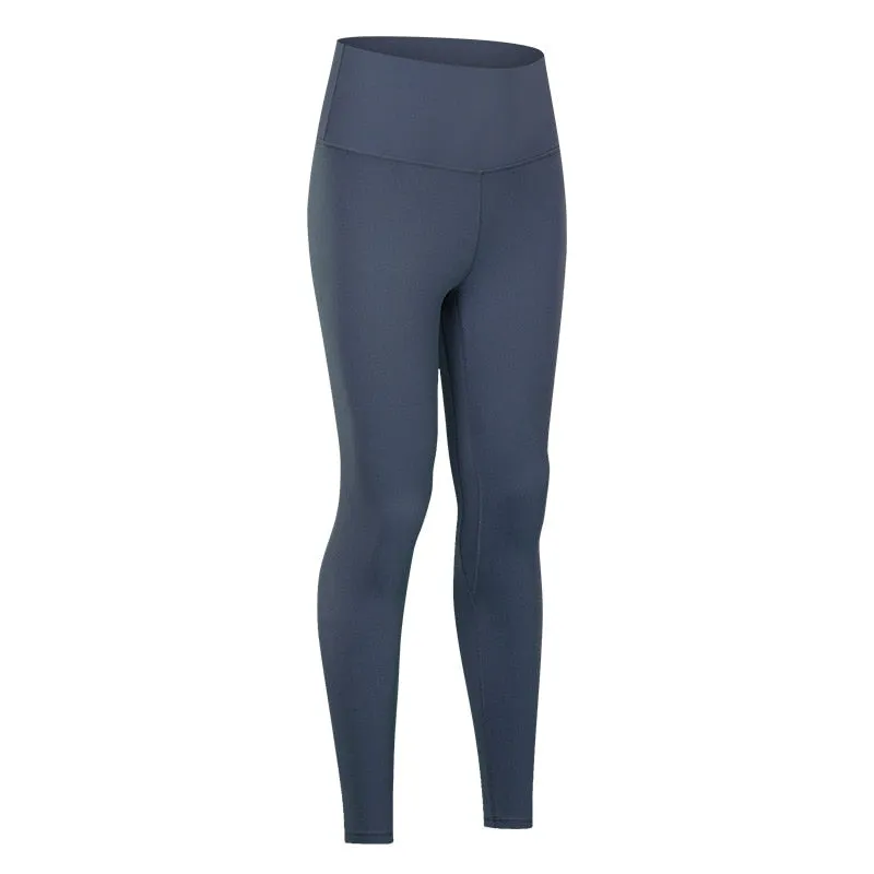 Yoga Pants With Pocket Women Buttery Soft Bare White Workout Gym High Waist Fitness Tights Sport Leggings