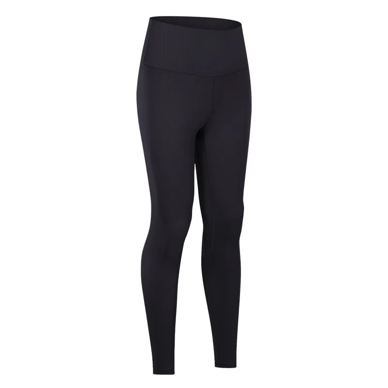 Yoga Pants With Pocket Women Buttery Soft Bare White Workout Gym High Waist Fitness Tights Sport Leggings
