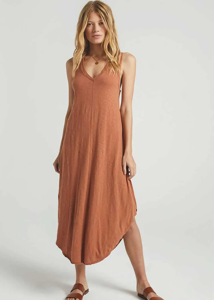 Z Supply Reverie Midi Dress - Vintage Brown