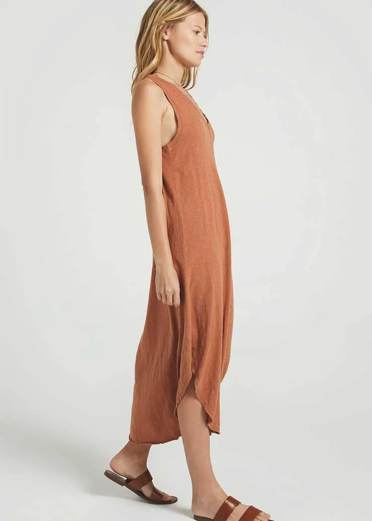 Z Supply Reverie Midi Dress - Vintage Brown